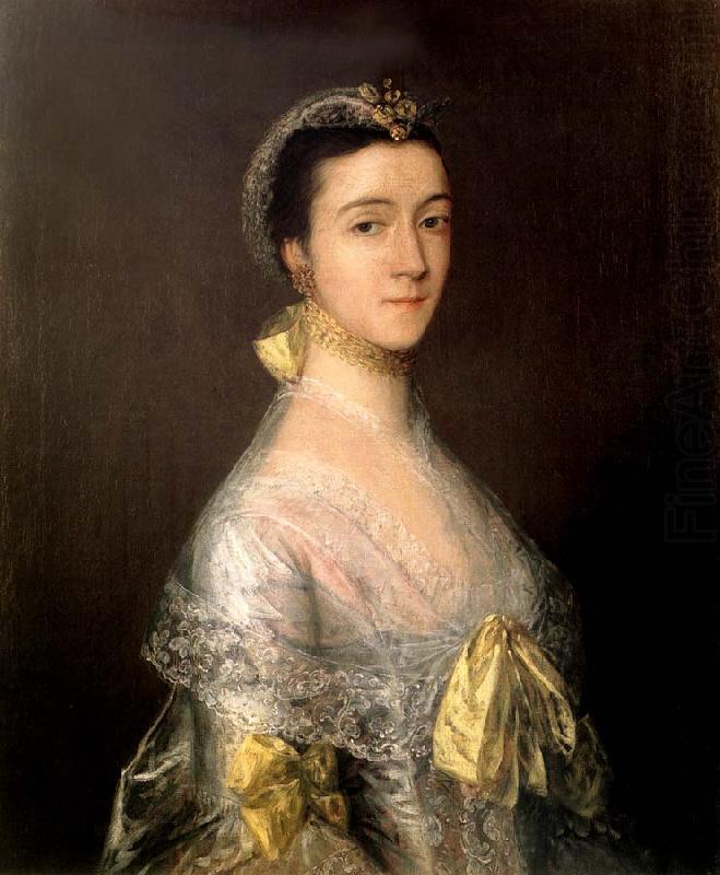 Thomas Gainsborough Portrait of Sarah,Mrs Tobias Rustat china oil painting image